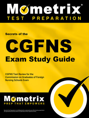 cover image of Secrets of the CGFNS Exam Study Guide